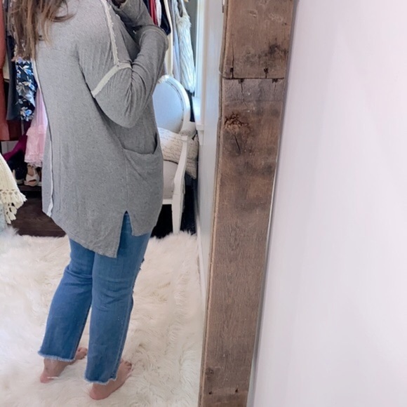 We the Free grey top size medium - Picture 4 of 7